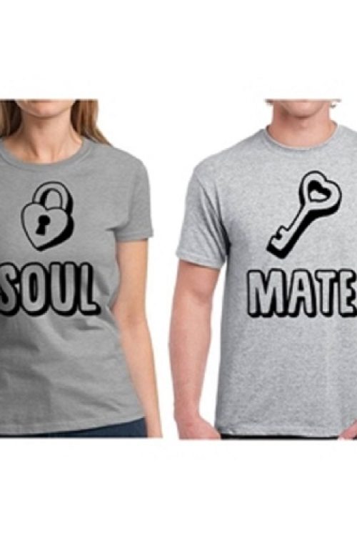 Couple’s (2-in-1) Soulmate Tshirt Set- Grey