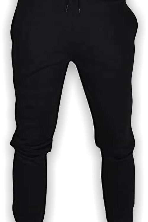 Unisex Plain Joggers- Black