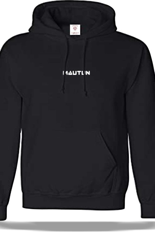 Unisex  Mauton Crested  Hoodie- Black