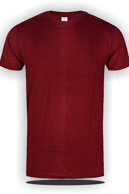 Unisex Plain Tshirt- Maroon