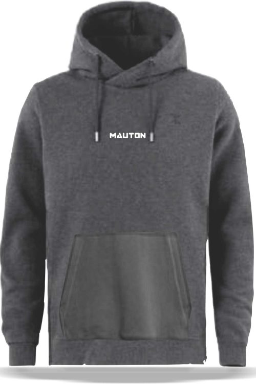 Unisex Mauton Crested Hoodie – Dark Grey