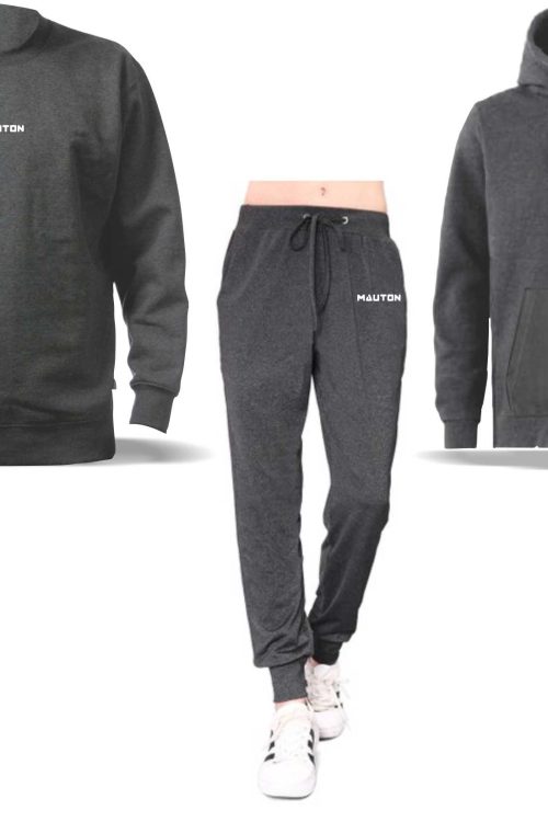 Unisex Mauton Crested (3-in-1) Hoodie, Joggers & Sweatshirt – Grey