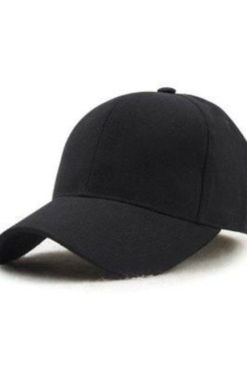 plain Facecap – Black