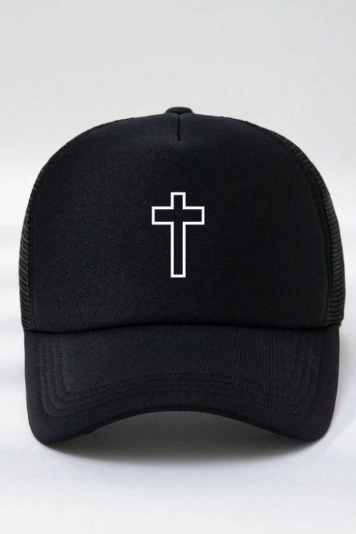 Cross Trucker’s Hat – Black