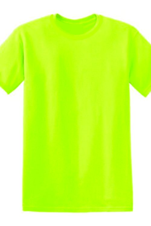 Unisex Plain Neon Green Tshirt-